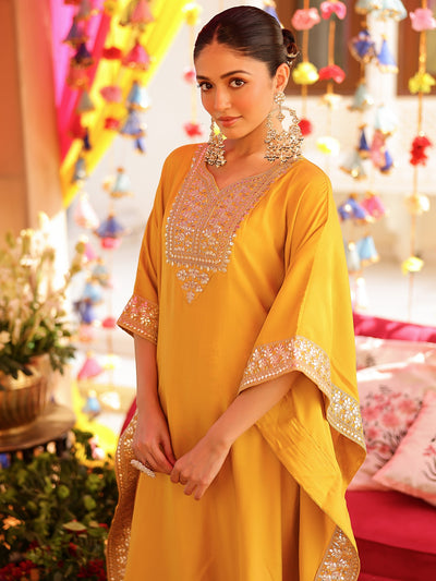 Yellow Kaftan Set