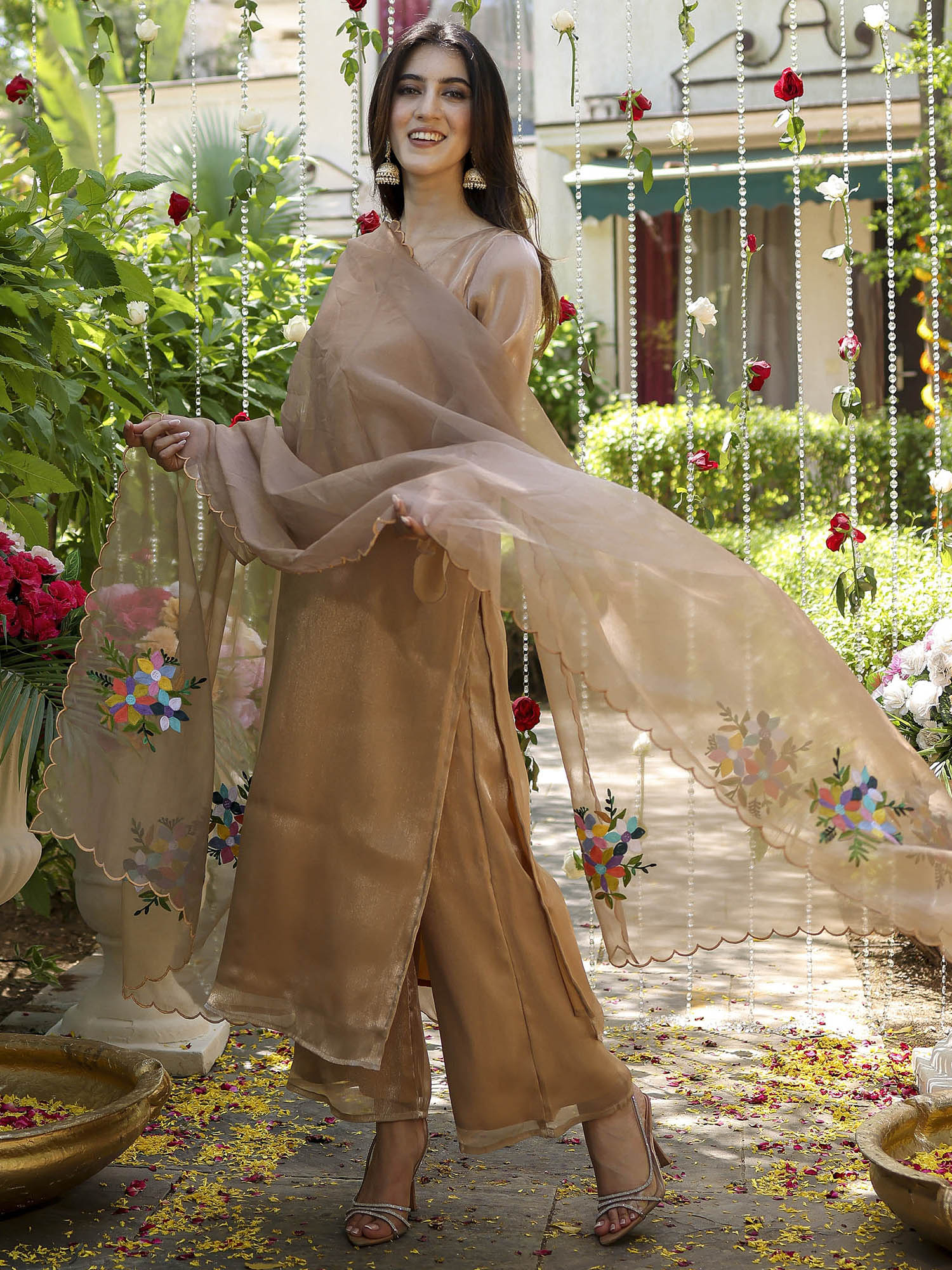 Premium Butta Embroidery Kurta Set main image 0