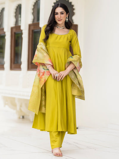 Ethnic Green Suit Set
