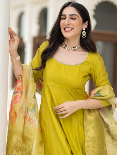 Ethnic Green Suit Set