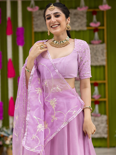 Vivaah Purple Lehenga