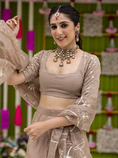 Vivaah Beige Lehenga