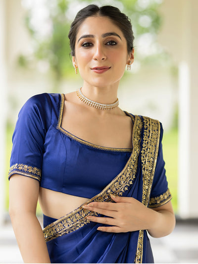 Majesty Blue Saree