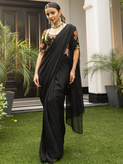 Drama Black Saree