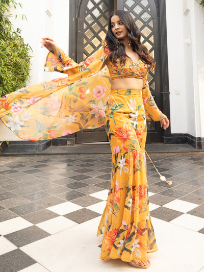 Tropical Radiance Mustard 3-piece set