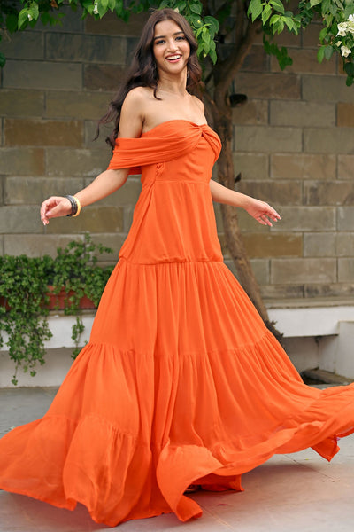 Venti Off Shoulder Dress