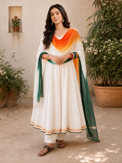 TIRANGA ANARKALI SET