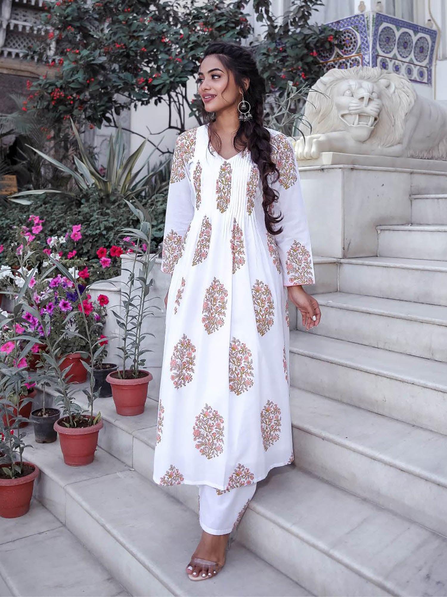 Wiltshire Supima Cotton White Kurta Set