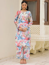 White Printed Kurta Set