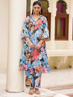 Blue Printed Coord set