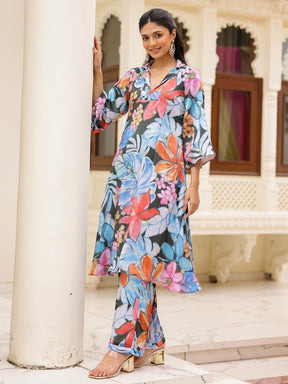 Blue Printed Coord set