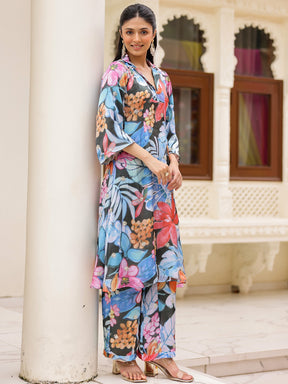 Blue Printed Coord set