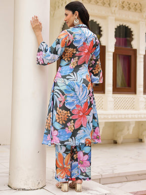 Blue Printed Coord set