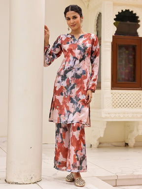 Multi Printed Kurta Set