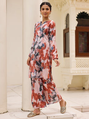 Multi Printed Kurta Set