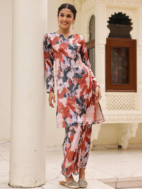 Multi Printed Kurta Set