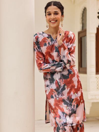 Multi Printed Kurta Set