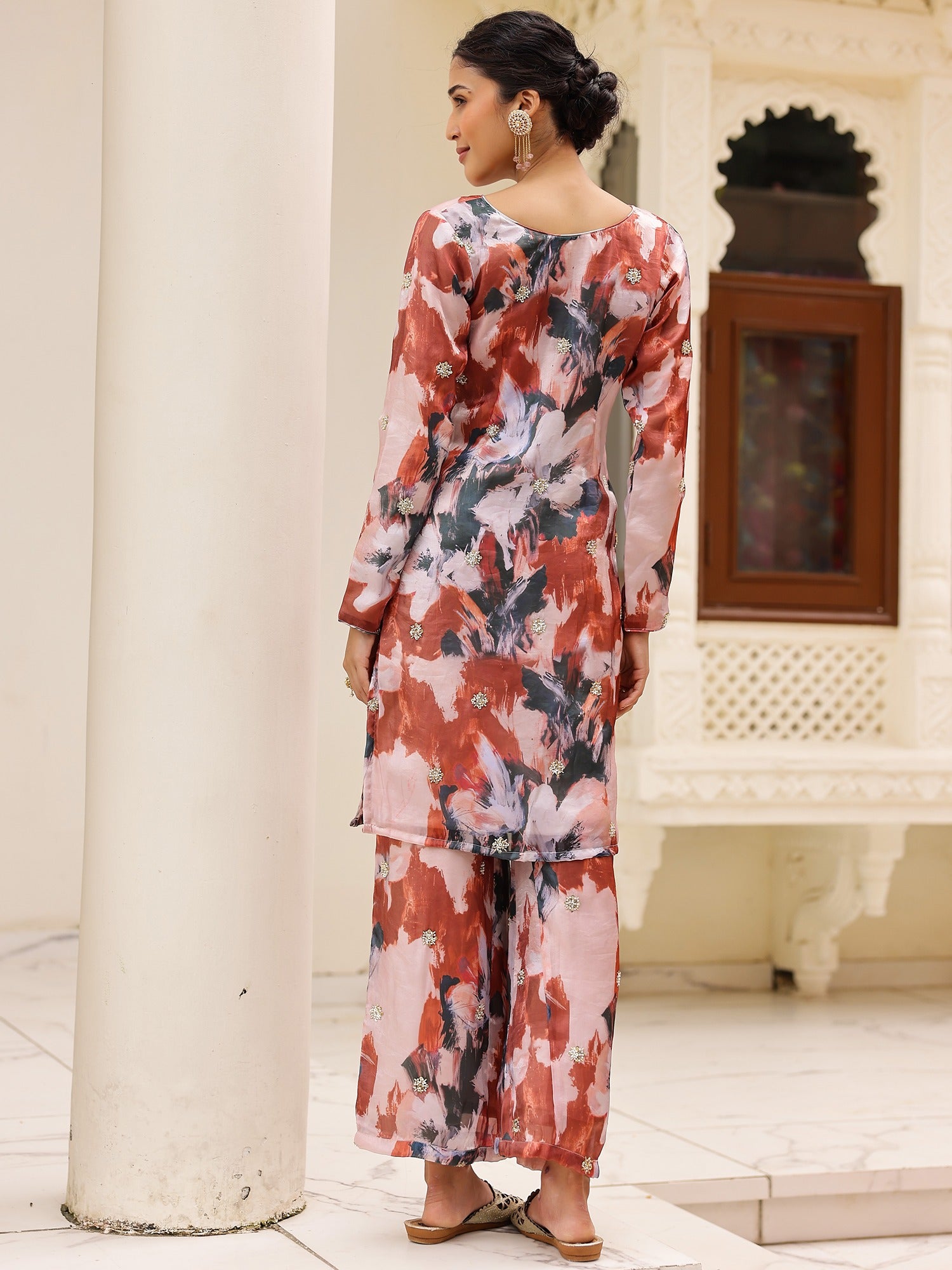 Multi Printed Kurta Set