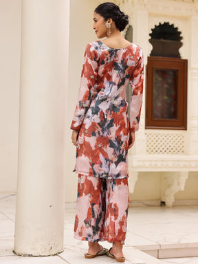 Multi Printed Kurta Set