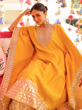 Yellow Kaftan Set