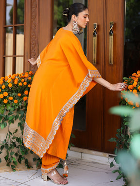 Orange Kaftan Set