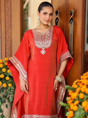 Red Kaftan set