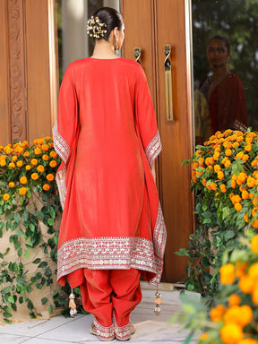 Red Kaftan set
