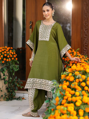 Green Kaftan Set
