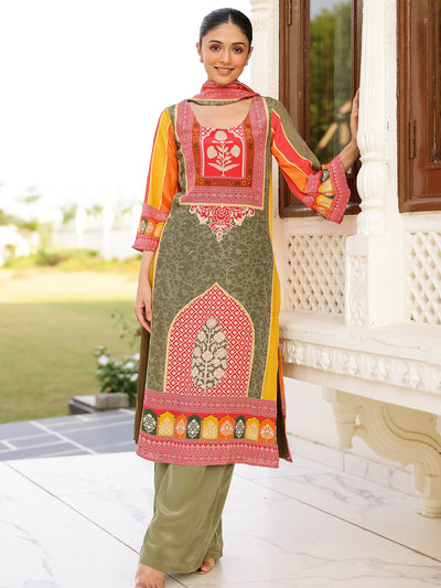 Multi Printed Kurta Set