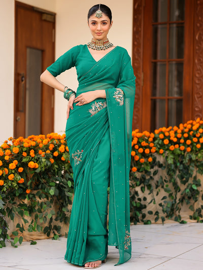 Deepa Green Saree