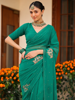 Deepa Green Saree