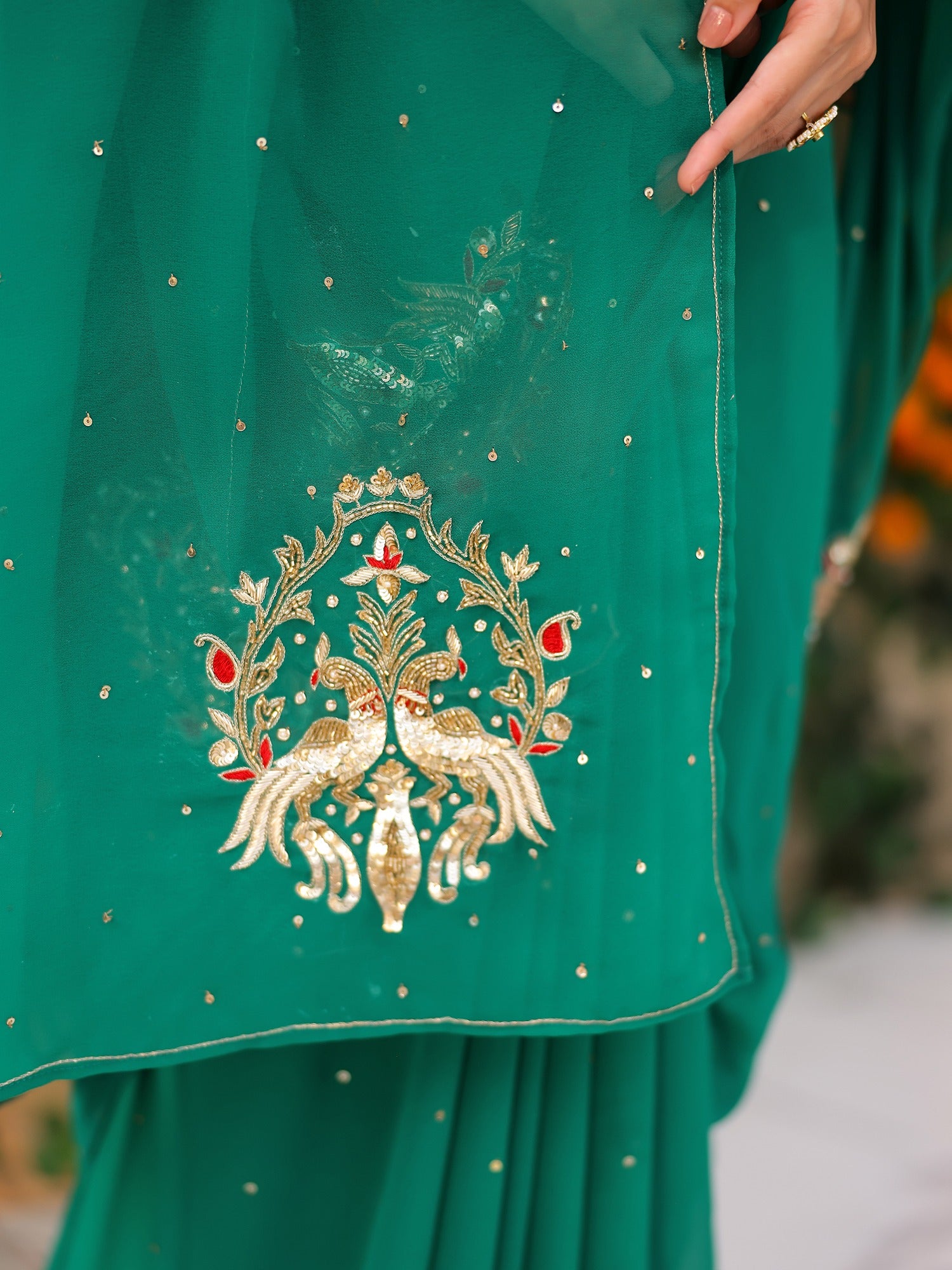 Deepa Green Saree
