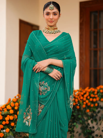 Deepa Green Saree