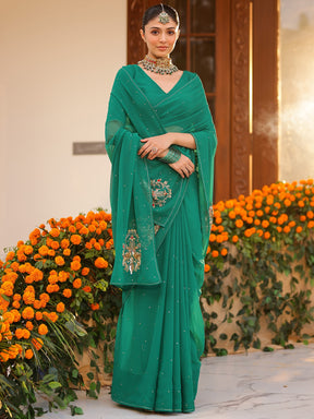 Deepa Green Saree