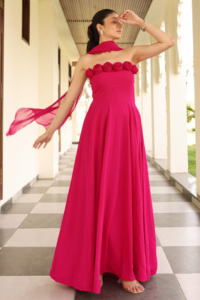 Romantic Rush Scarf Dress
