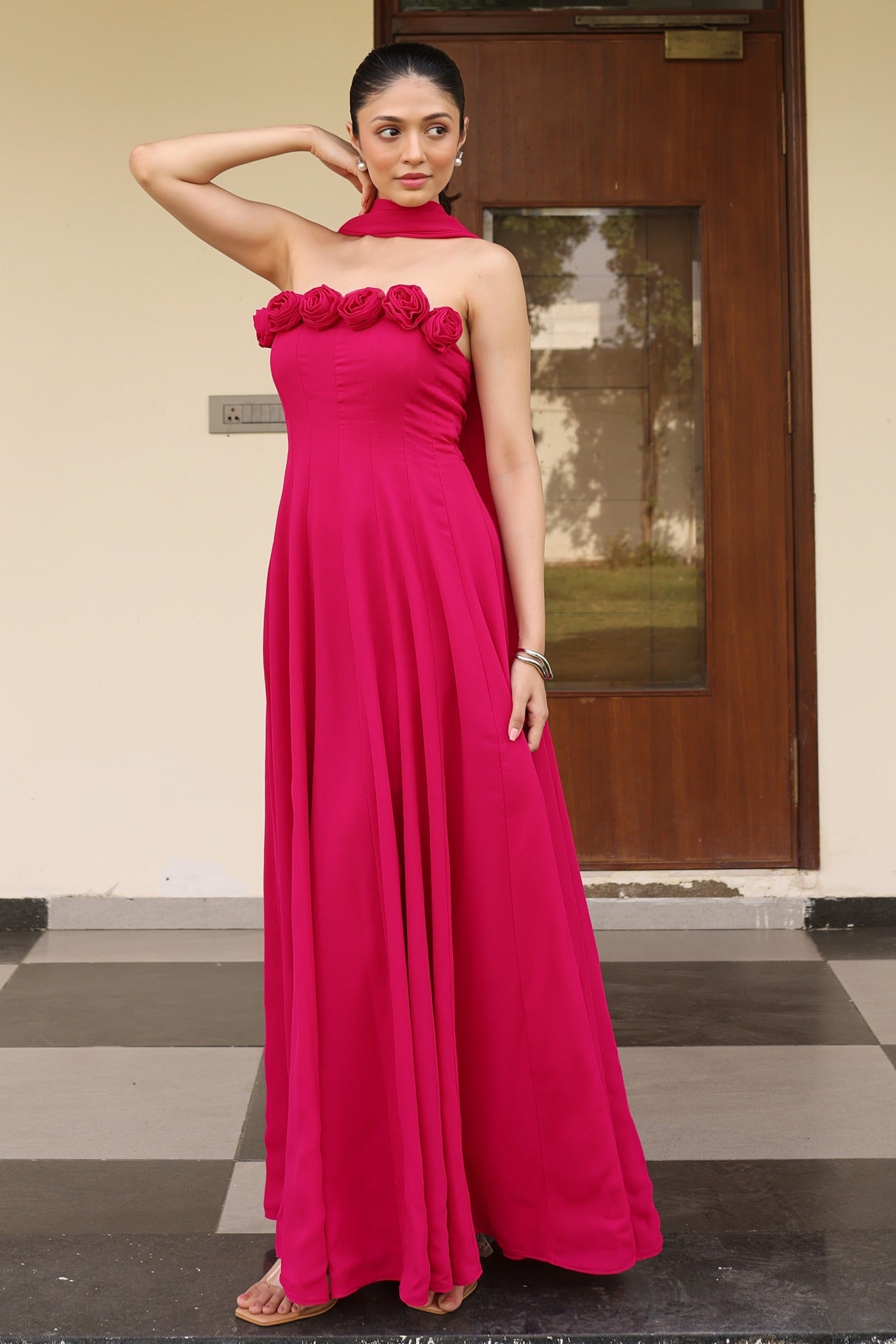 Romantic Rush Scarf Dress