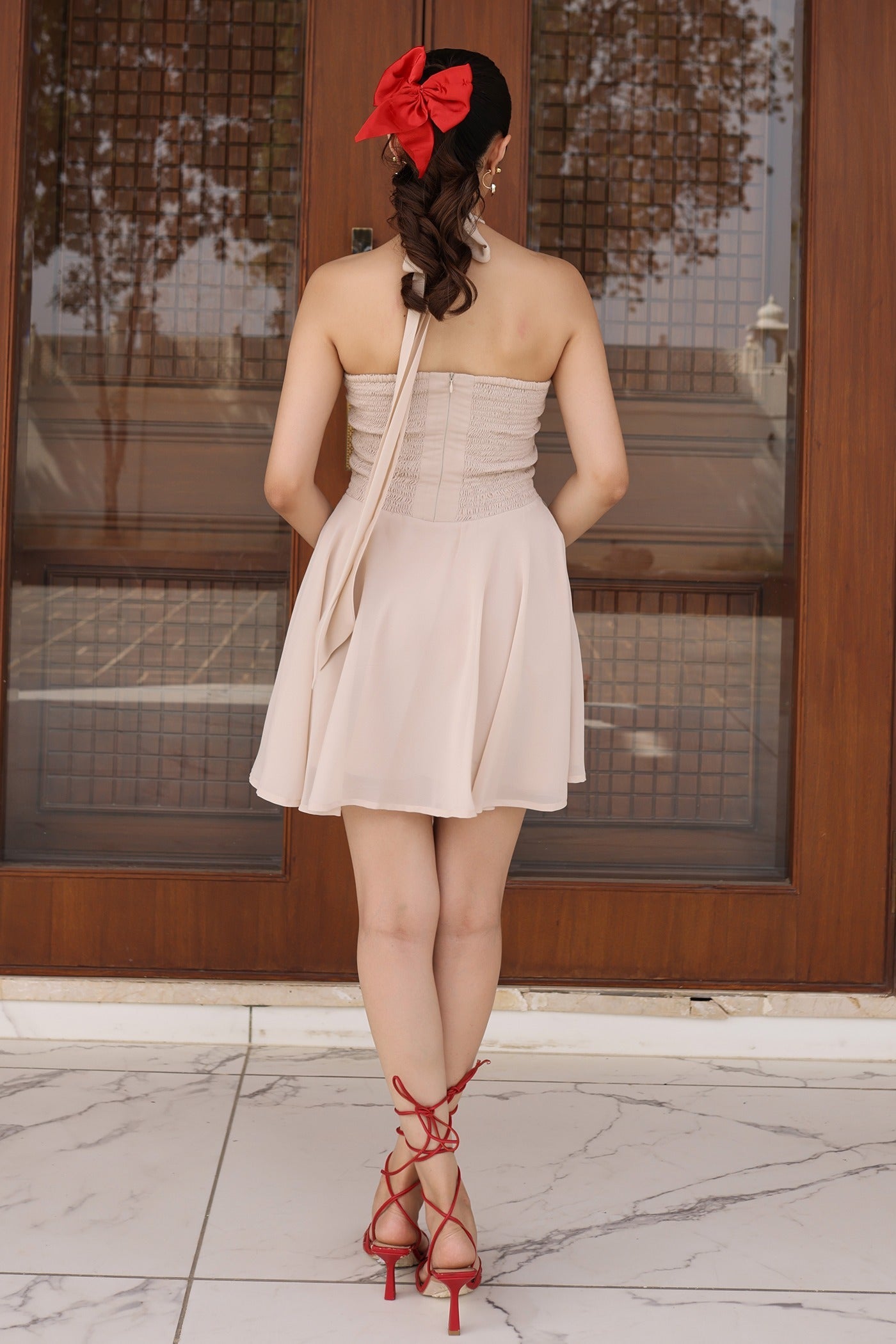 Vanilla Icecream Mini Dress