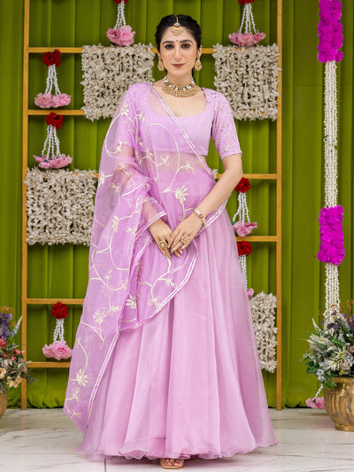 Vivaah Purple Lehenga