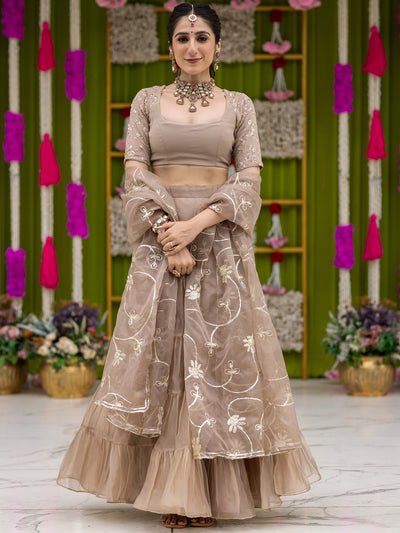 Vivaah Beige Lehenga
