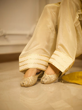 GOLDEN & IVORY PATIYALA SET