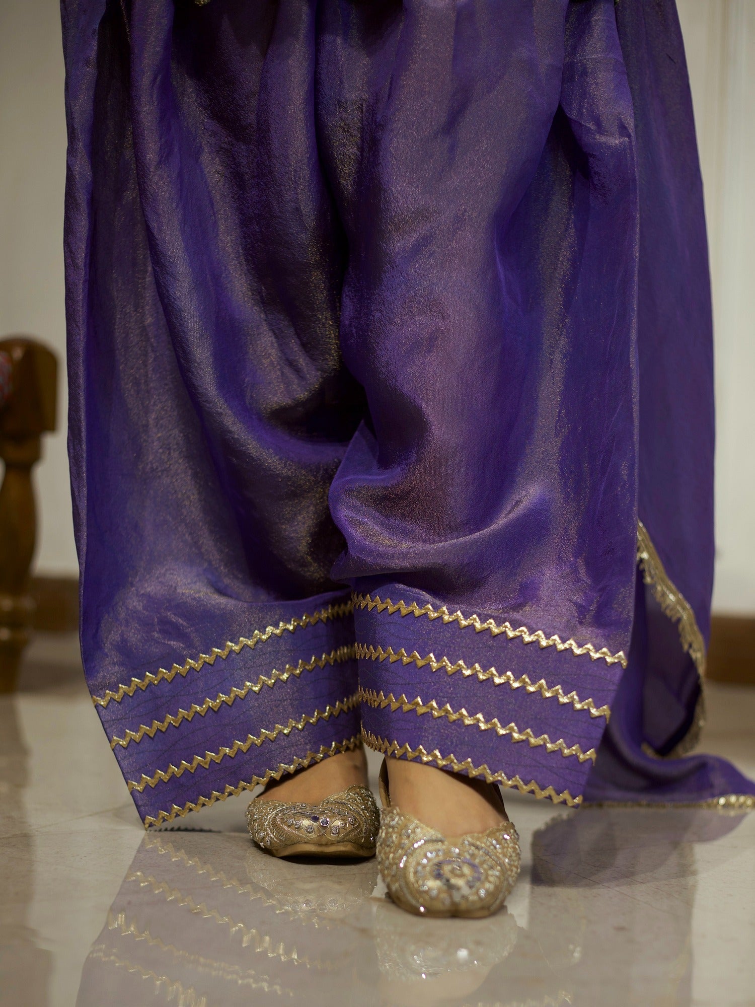 TEAL GREEN & BLUE PATIYALA SET