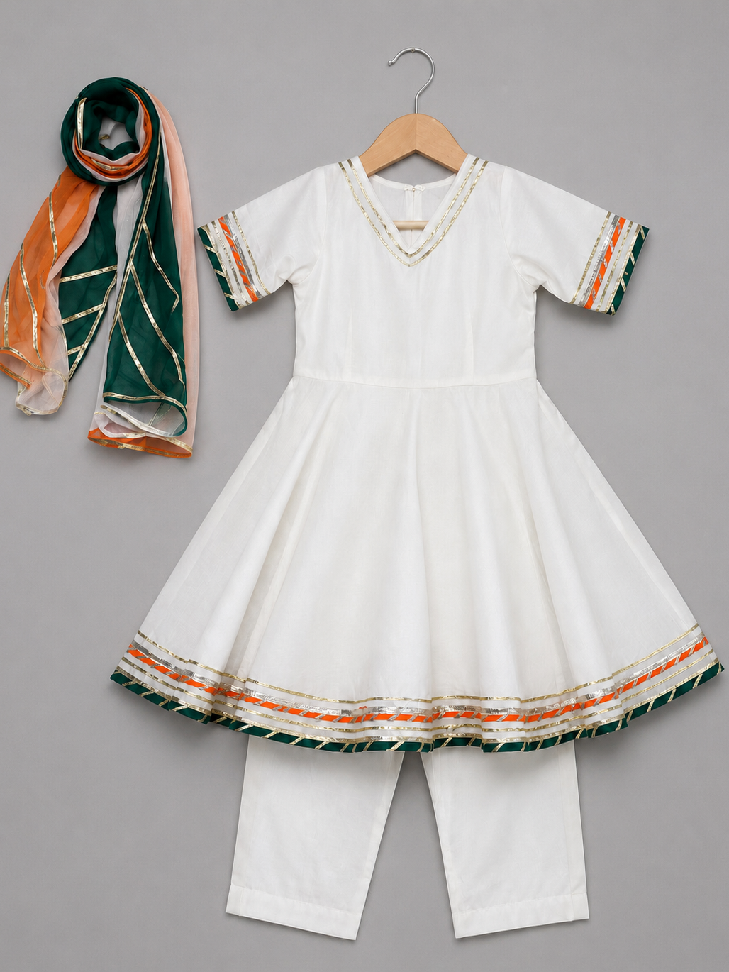 TIRANGA ANARKALI SET