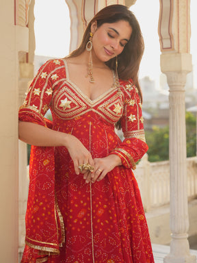 RED AANGI ANARKALI