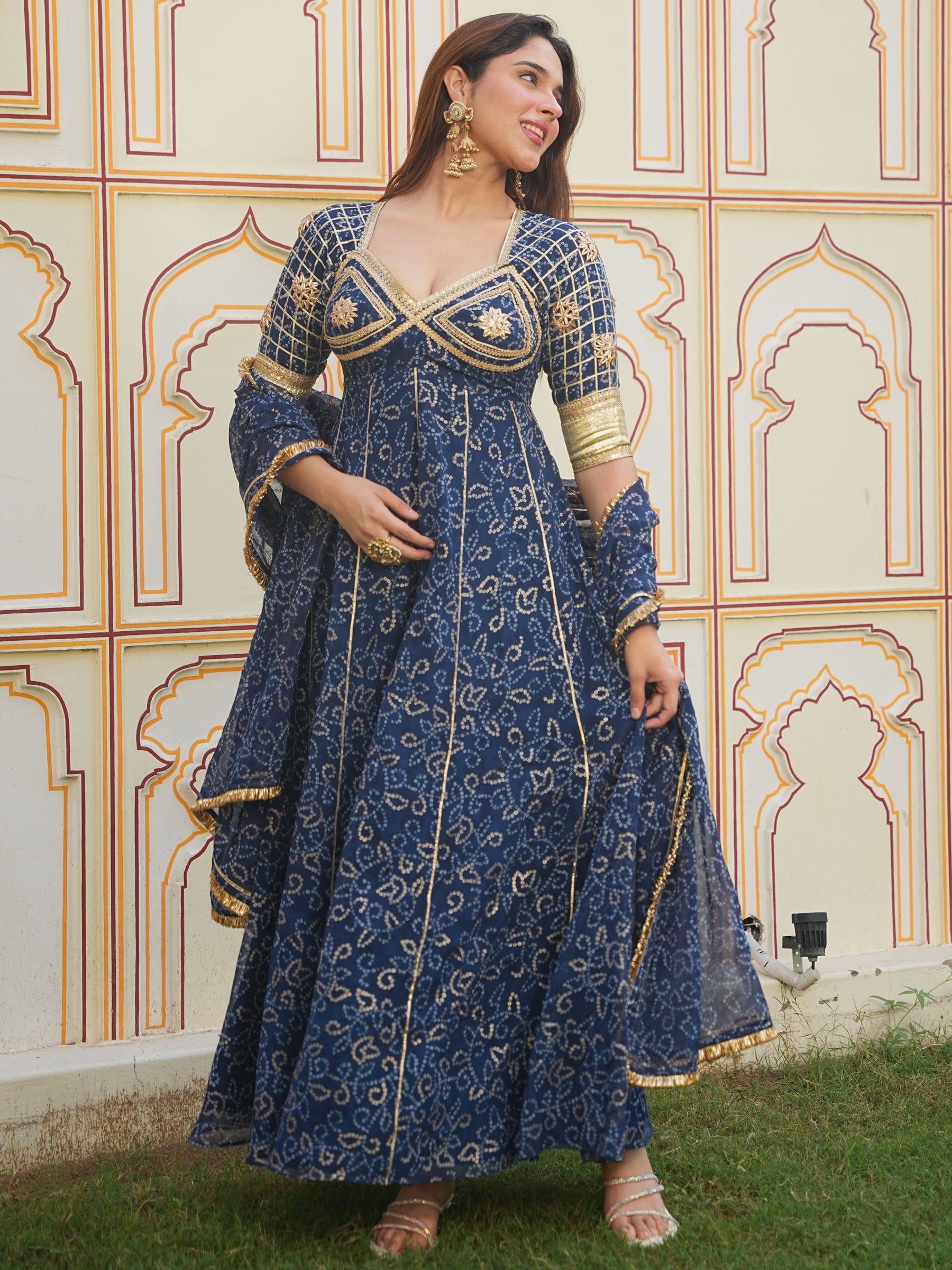 BLUE AANGI ANARKALI