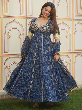 BLUE AANGI ANARKALI