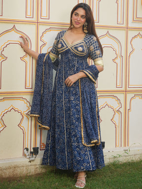 BLUE AANGI ANARKALI