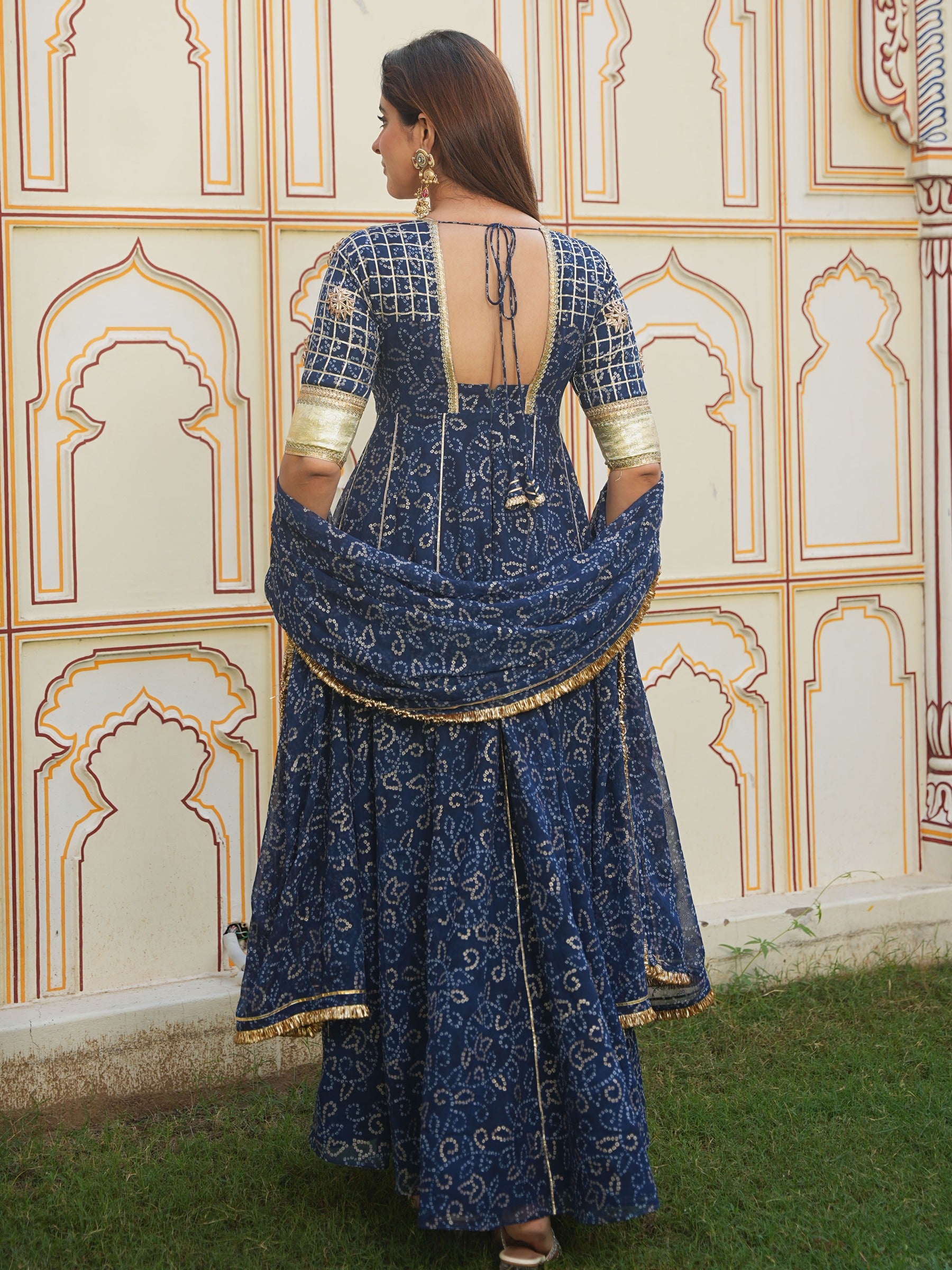 BLUE AANGI ANARKALI