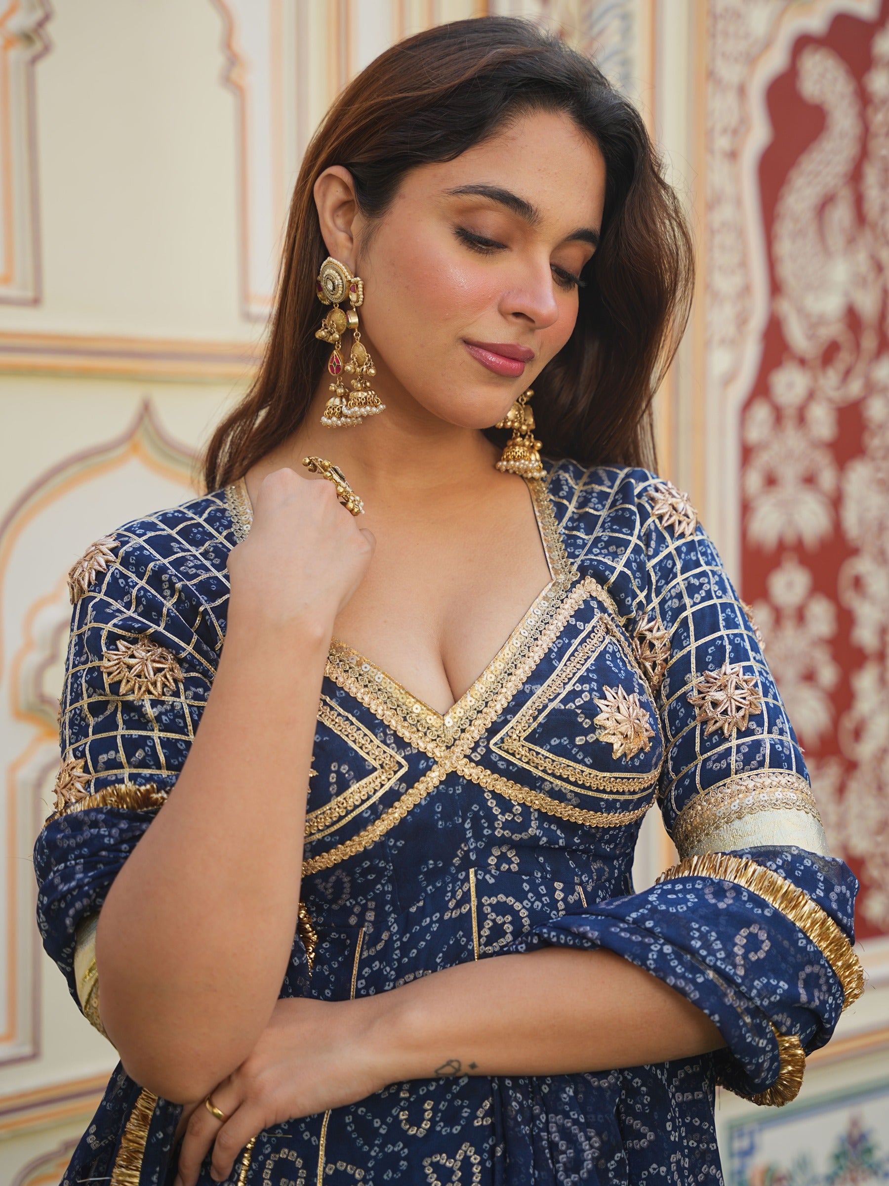 BLUE AANGI ANARKALI