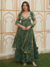 GREEN AANGI ANARKALI