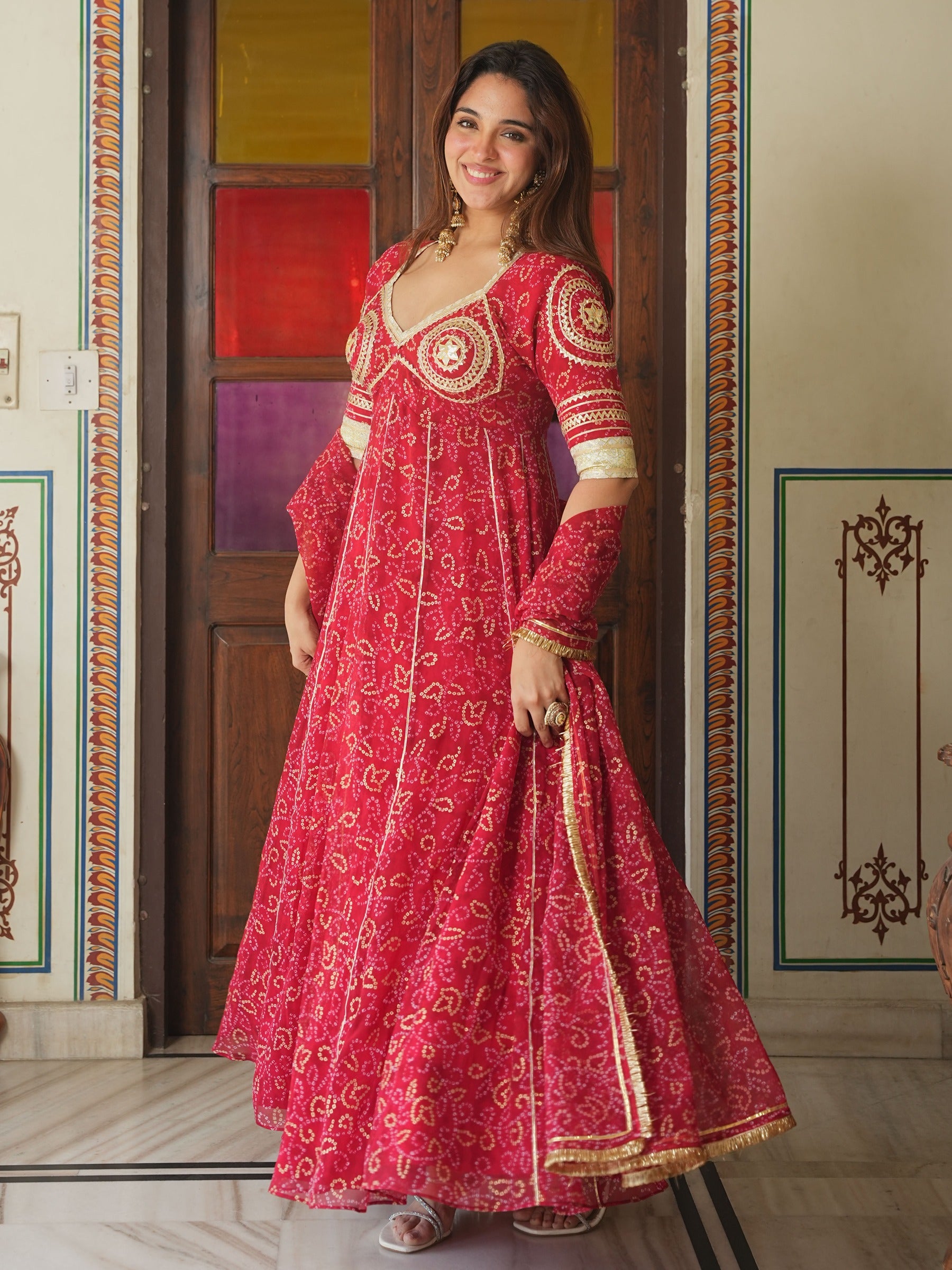 CHEERY RED AANGI ANRAKLI